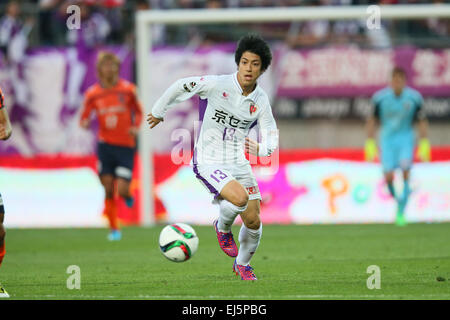 Takumi Miyayoshi (Sanga), 21. März 2015 - Fußball /Soccer: 2015 J2 League match zwischen Omiya Ardija 2-1 Kyoto Sanga im Nack5 Stadion Omiya, Saitama, Japan.  (Foto von YUTAKA/AFLO SPORT) [1040] Stockfoto