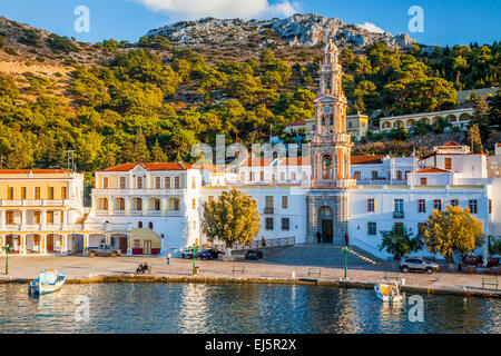 Das Kloster Panormitis auf der Insel Symi in der Dodekanes Griechenland Europa Stockfoto