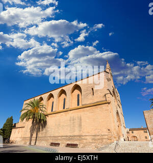 Alcudia alte Stadt Sant Jaume Kirche in Mallorca Mallorca Balearen Insel von Spanien Stockfoto