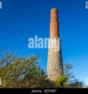 Maschinenhaus am großen Arbeit mir Godolphin Cornwall Teil der Cornish Mining Weltkulturerbe. Stockfoto