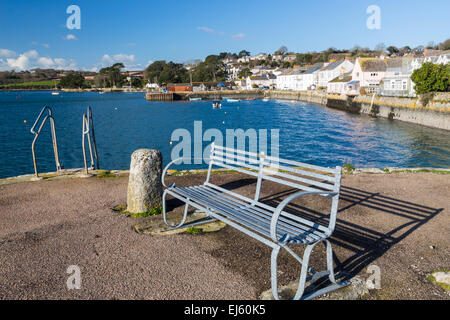 Der Küste Flushing-Dorf am Fluss Penryn, Teil der Carrick Straßen Cornwall England UK Europa Stockfoto