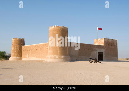 Al-Zubarah Festung, UNESCO World Heritage Site, Katar, Mittlerer Osten Stockfoto