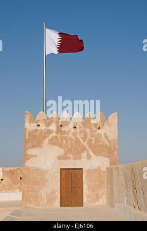 Al-Zubarah Festung, UNESCO World Heritage Site, Katar, Mittlerer Osten Stockfoto