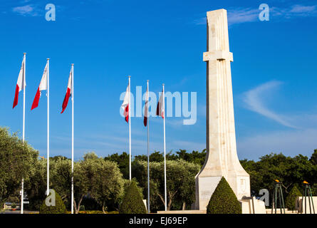 Second World War Memorial Floriana Valletta Malta Stockfoto