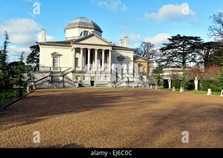 Die Außenseite des Chiswick House West London England Großbritannien Stockfoto