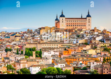 Toledo, Spanien alt Stadt Stadtbild im Alcazar. Stockfoto