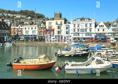 Maritime Stimmung in Dartmouth, inmitten eine Stadt am Ufer der Mündung des Flusses Dart, Grafschaft Devon, England, UK. Stockfoto