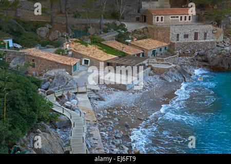 Mallorca, Sa Calobra, Escorca, La Calobra Cala, Torrent de Pareis, Serra de Tramuntana, UNESCO-Weltkulturerbe, Mallorca Stockfoto