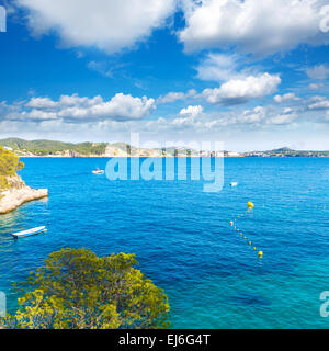 Mallorca Cala Fornells Strand Paguera Peguera Calvia Mallorca Balearen Insel von Spanien Stockfoto