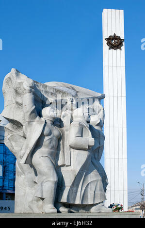 Siegesplatz in Ryazan, Russland. Zweiten Weltkrieg 1939-1945, Kriegerdenkmal Stockfoto