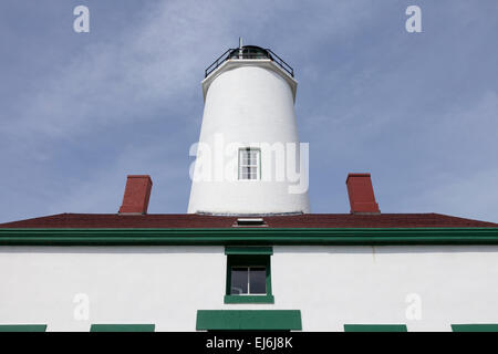 Neue Dungeness Licht Station - Dungeness Spit Dungeness National Wildlife Refuge, Sequim, Clallam County, Washington, USA Stockfoto