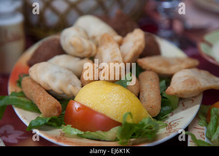 Typische libanesische Küche Stockfoto