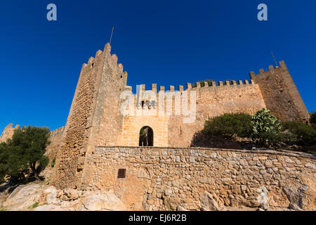 Mallorca Capdepera Schloss Castell in Mallorca Balearen Insel von Spanien Stockfoto