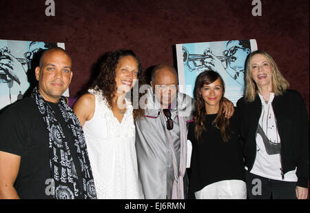 RADiUS präsentiert der Los Angeles Premiere von KEEP ON Keepin ' ON: Quincy Jones III, Martina Jones, Quincy Jones, Rashida Jones, Peggy Lipton wo: Los Angeles, California, Vereinigte Staaten von Amerika bei: 17 Sep 2014 Stockfoto