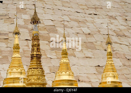 Shwedagon Pagode in Yangon, Myanmar Stockfoto