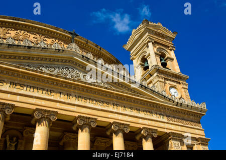 Kirche der Himmelfahrt Mariens, rotunda von mosta, Mosta, Malta Stockfoto
