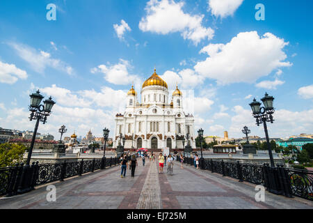 Kathedrale von Christus dem Erlöser, Moskau, Russland Stockfoto