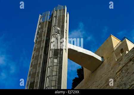 Die barrakka heben, Valletta, Malta Stockfoto