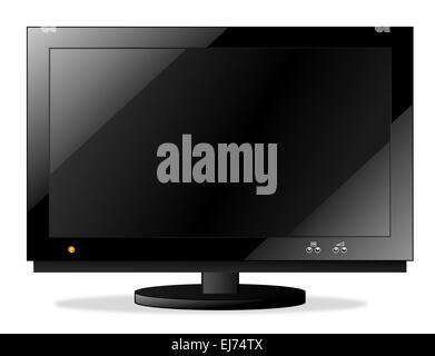 Flachbild-LCD-TV Stockfoto