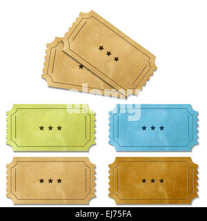 Kino-Karten-Set Stockfoto