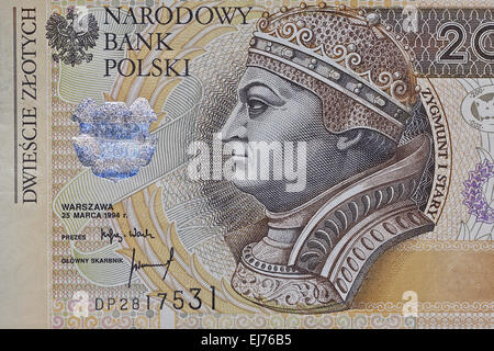 Zloty Stockfoto