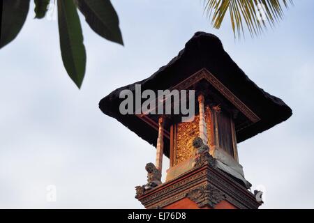 Wenig Hindu-Schrein in Ubud, Bali, Indonesien Stockfoto