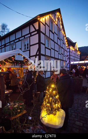 Weihnachtsmarkt, Hagen, Deutschland Stockfoto