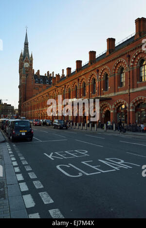 St. Pancras International Station, Euston Road, London NW1, Vereinigtes Königreich Stockfoto