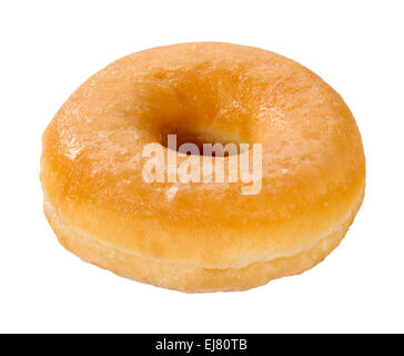 Glasierten Donut (+ Clipping-Pfad) Stockfoto