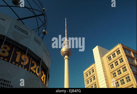 TV-Turm-Deutschland-Berlin Stockfoto