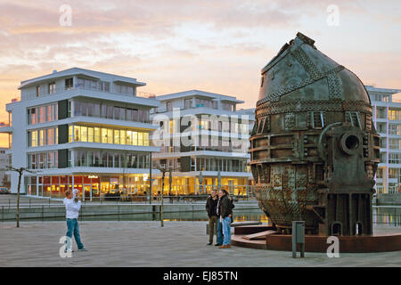 Menschen am Phoenix-See, Dortmund, Deutschland Stockfoto