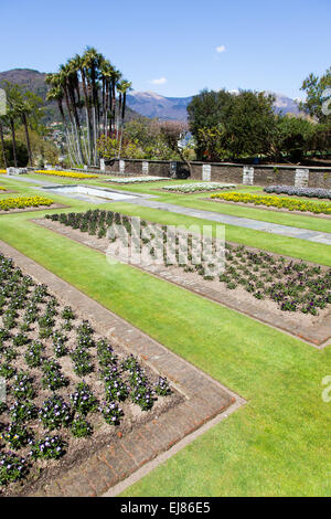 Garten der Villa Taranto Stockfoto