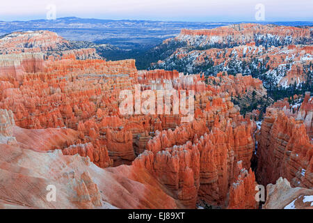 Bryce Canyon Nationalpark im Winter Stockfoto