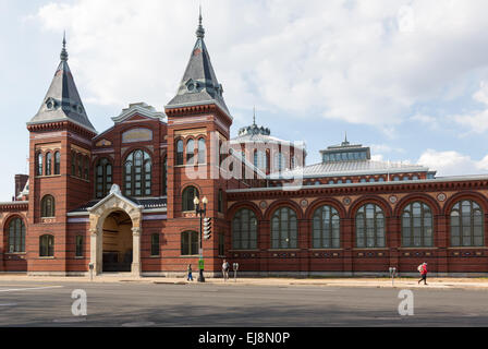 Kunst und Industrie Gebäude von Washington DC Stockfoto