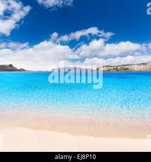 Mallorca Cala Santa Ponsa Ponca Strand in Calvia Mallorca Balearen Spanien Stockfoto