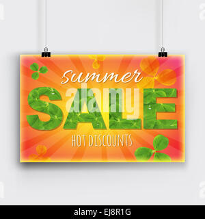 Summer Sale Banner Stockfoto