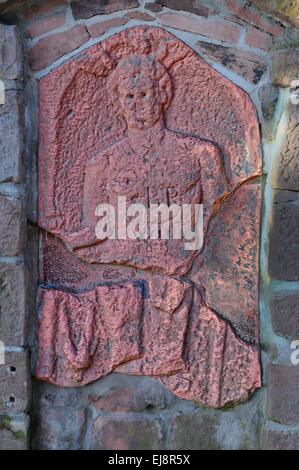 Entlastung von den römischen Gott Mercurius Stockfoto