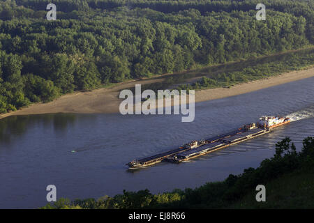 Danube südlich von Wien, Österreich Stockfoto