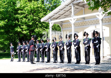 Seine Majestät Könige Guard Stockfoto