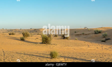 Dune bashing in Dubai Stockfoto