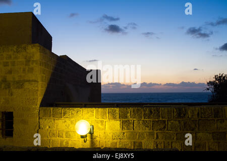 Straße in der Altstadt von Jaffa-Hafen. Stockfoto