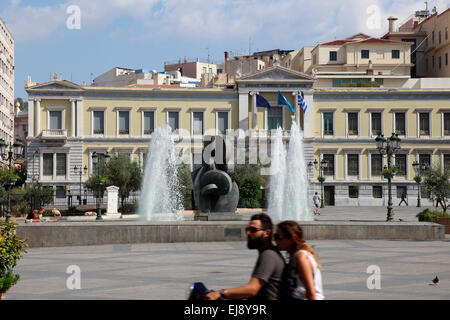 Griechenland Athen Kotzia Quadrat National Bank Of Greece Stockfoto