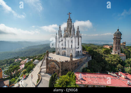 Die Temple Expiatori del Sagrat Cor Stockfoto