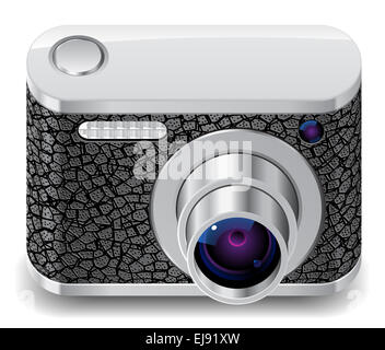 Symbol für kompakte Fotokamera Stockfoto