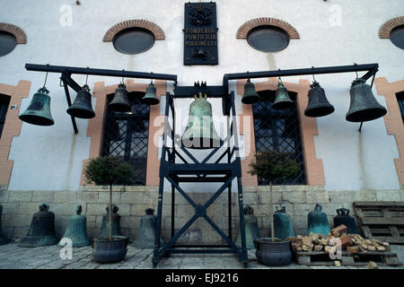 Italien, Molise, Agnone, Fonderia Pontificia Marinelli, Glockenfabrik Stockfoto