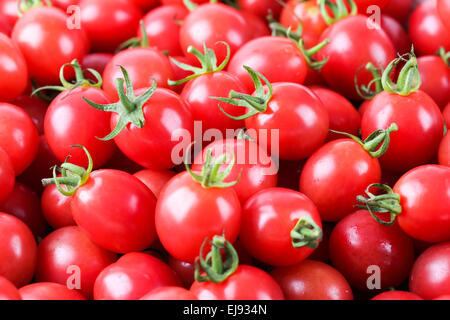 köstliche Kirschtomaten closeup Stockfoto