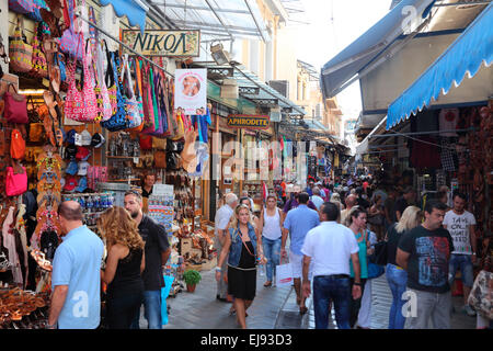 Griechenland Athen Monastiraki Flohmarkt Stockfoto