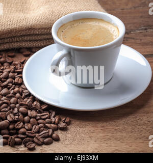 Frisch gebrühter Kaffee Stockfoto