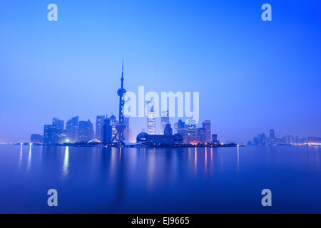 Stille des Morgens in shanghai Stockfoto