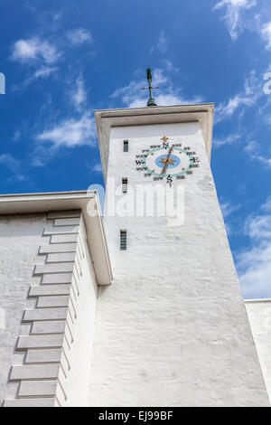 Blick auf das Rathaus Gebäude von Hamilton, der Hauptstadt von Bermuda. Stockfoto